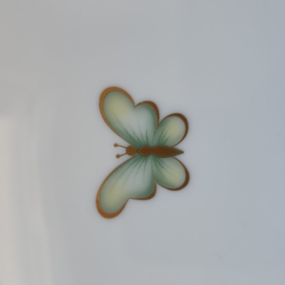 Vintage rare Fitz and Floyd Guild Classique Papillion butterfly salad plate - Picture 2 of 5